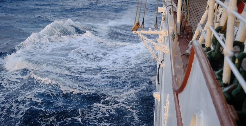 Riding on the Gulf stream. Photo: Ole Morten Algerøy