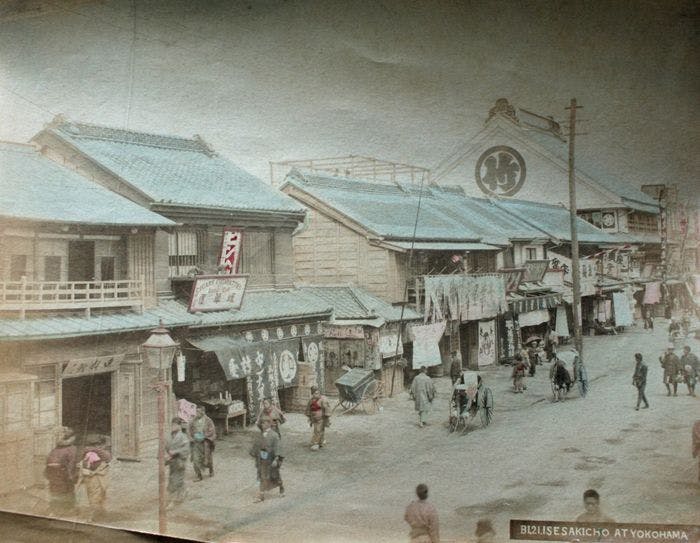 Yokohama in 1880. Photo: Creative Commons